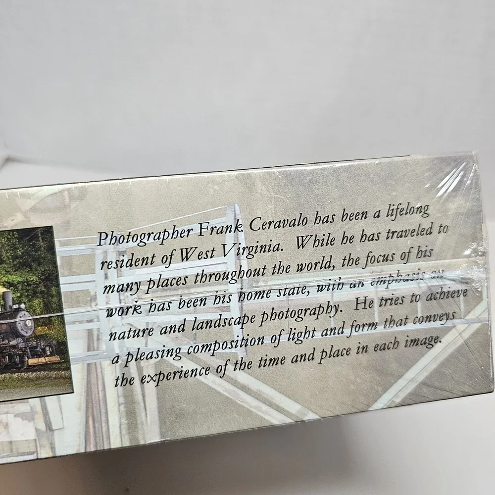 Sealed Cass Scenic Railroad TRAIN 500 Piece Jigsaw Puzzle Mountain Mist USA Made